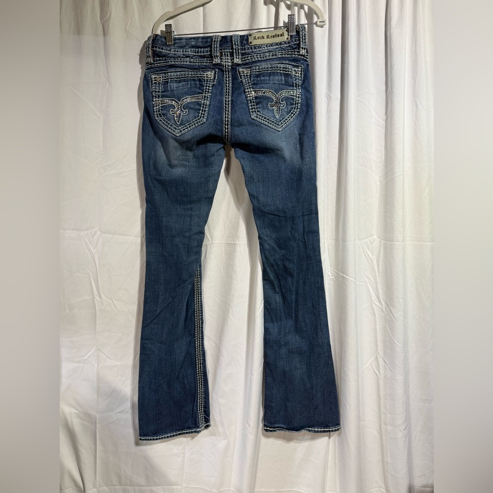 EUC Rock Revival Liz style Dark Blue Easy Boot Cut Jeans (C1O)